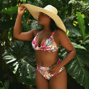 AURORA - HAUT DE MAILLOT DE BAIN FLORAL
