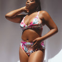 AURORA - HAUT DE MAILLOT DE BAIN FLORAL