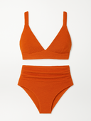 photo d'un maillot non porté texturé orange