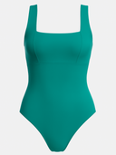 maillot une-pièce vert émeraude 